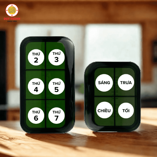 Bộ sticker phân loại thuốc Duy Thành hỗ trợ phân chia thuốc theo ngày